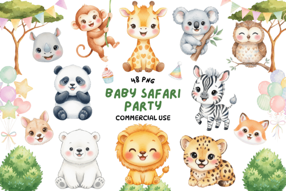 Baby Safari Party Clipart Watercolor: A Practical Guide for Creators