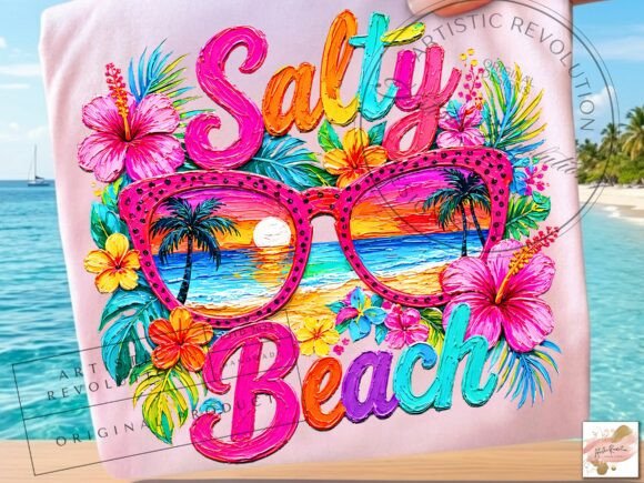 Mastering Retro Summer Png Salty Beach Sublimation for Unique Apparel and Crafts