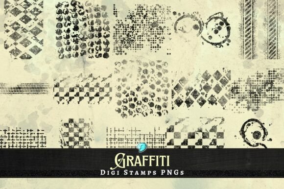 Unlocking Creative Potential with Graffiti Digi Stamps Overlays PNG