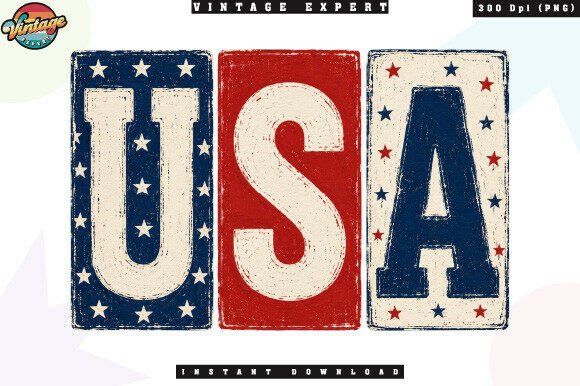 Vintage Rustic Americana USA PNG Design Guide