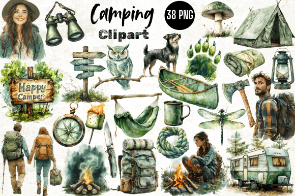 Watercolor Camping Clipart Bundle: A Creative Guide