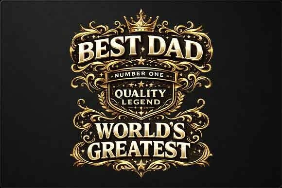 World’s Greatest Dad Vintage Graphic PNG: A Premium Asset for Modern Creative Workflows